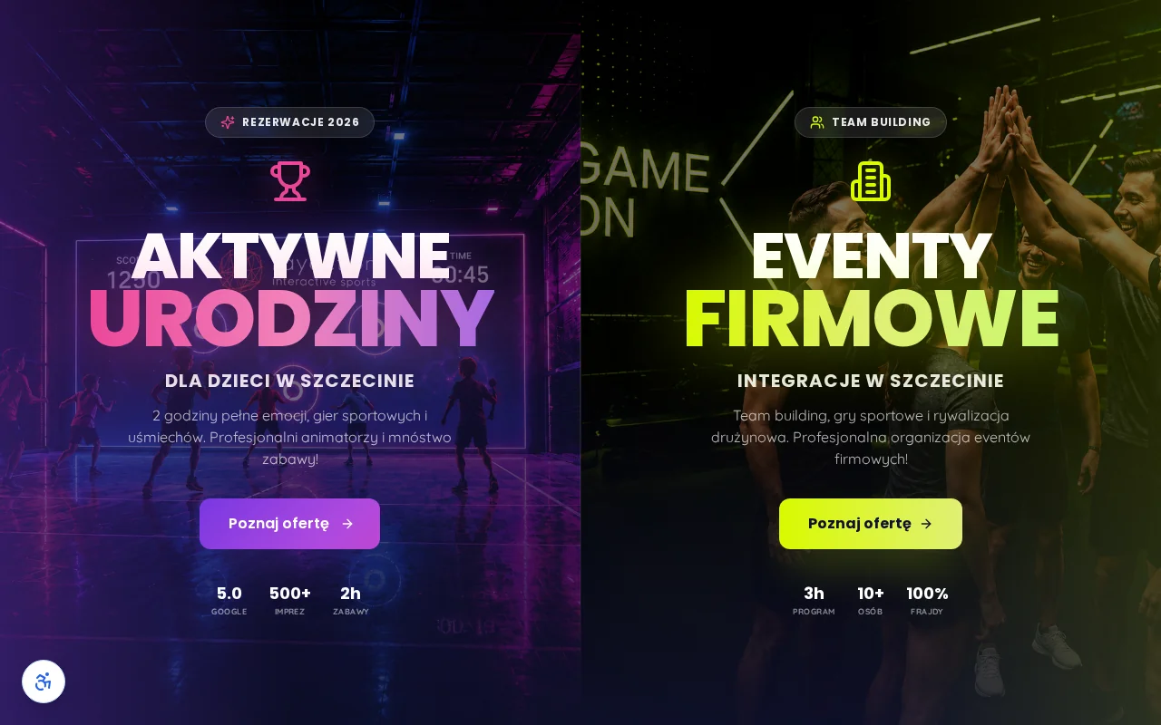 Podgląd strony PartyZone Club